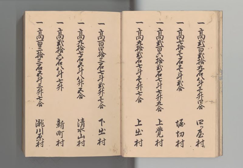 越後国郷帳　上 - ページ 11