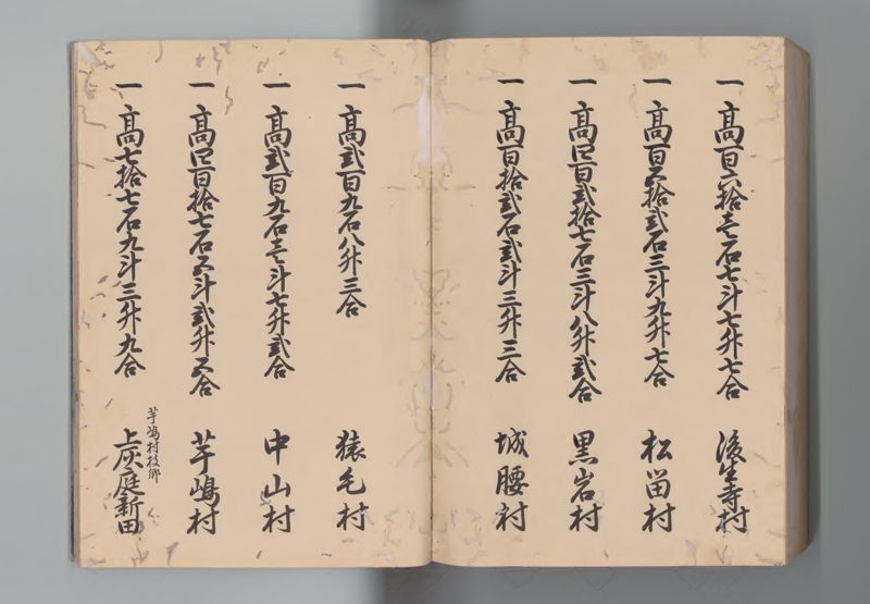 越後国郷帳　上 - ページ 135